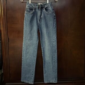 Classic Blue Denim stretch Jeans by Cotton On. Tapered waist